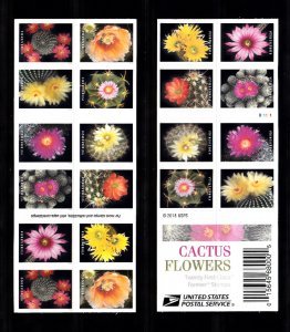 U.S.#5359b Cactus Flowers 55c FE Booklet Pane of 20, MNH.