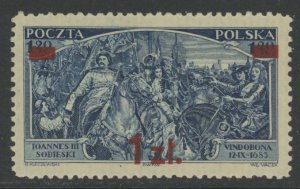 Poland 286a ** mint NH variety (B 326)