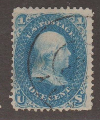 U.S. Scott #63 Franklin Stamp - Used Single