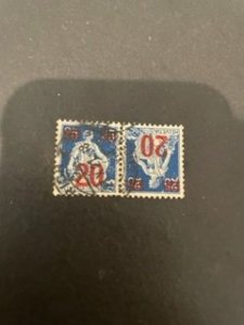 Switzerland sc 199a u Tete beche pair