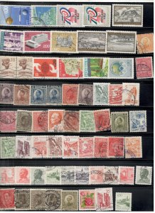 YUGOSLAVIA COLLECTION ON STOCK SHEET MINT/USED