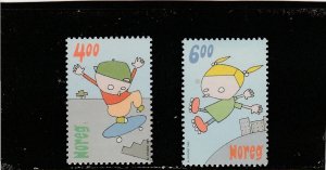 Norway  Scott#  1236-1237  MNH  (1999 Children's Games)