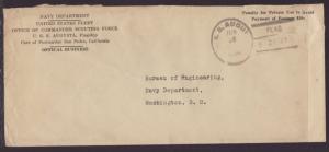 US USS Augusta  # 10 Size Naval Cover