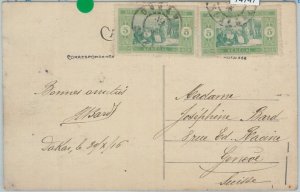 74747 - SENEGAL - POSTAL HISTORY - POSTCARD to SWITZERLAND 1916