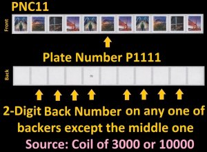 US 5811a Bridges presorted first-class 25c PNC11 P1111 2d back # MNH 2023