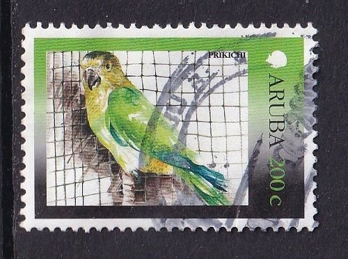 Aruba   #202  used  2001 parakeet 200c