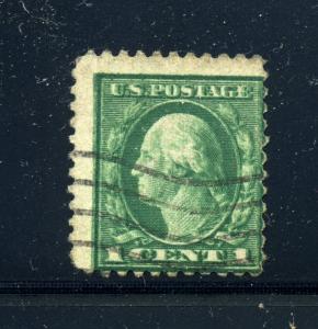 498d Washington DOUBLE IMPRESSION *RARE* Used ERROR Stamp with PF Cert (498-3)