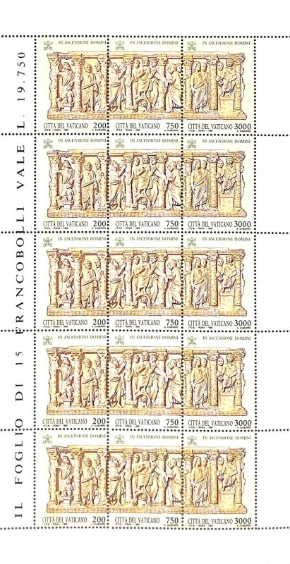 Vatican 1993, Christ to heaven m/s, MNH