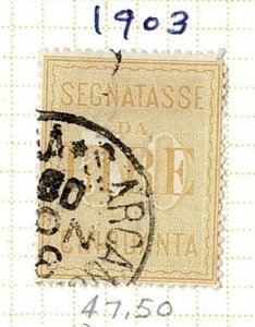 Italy #J22 used 50L postage due
