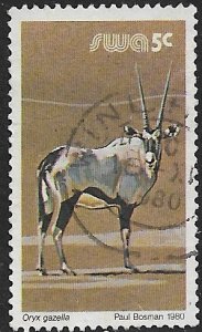 SOUTH WEST AFRICA 1980-85 5c ORYX Wildlife Issue Sc 451 VFU