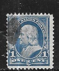 US#264 $0.01 Benjamin Franklin blue (U) CV $.60