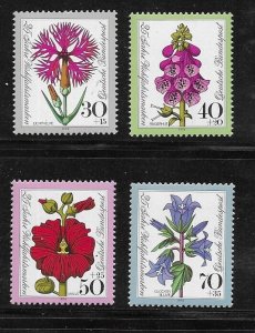 Sc.# B512 / B515 Flowers MNH