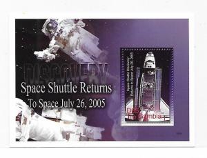 Gambia 2006 Space Achievements S/S Space shuttle MNH C3