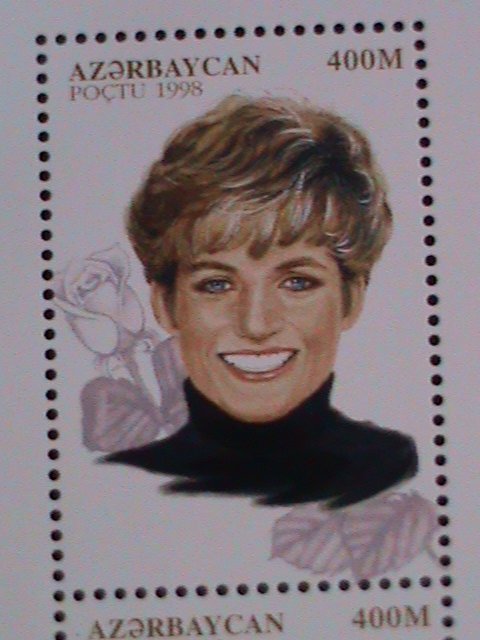 AZERBAIJAN 1998-SC# 671 PREETY LADY DIANA-PRINCESS OF WALES MNH SHEET VF