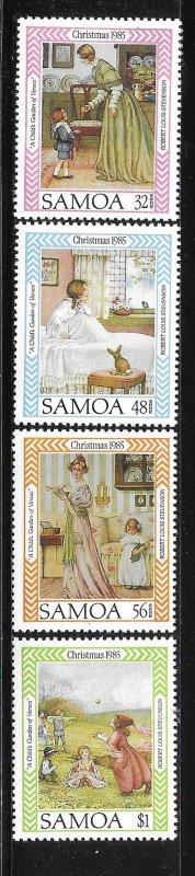 Samoa 1985 Christmas Sc 656-659 MNH A2913