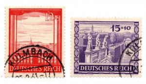 German Stamps Deutsches Reich Vienna Fair And Hitler's Culture Fund SG #790