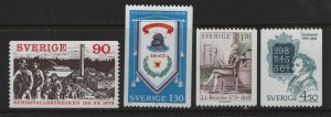 SWEDEN  1291-1294    MNH