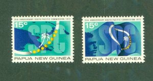 PAPUA NEW GUINEA 342-3 MH BIN $1.10