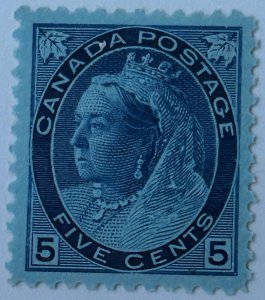 Canada #79 Bluish paper- XF LH C$350.00