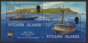 Pitcairn Islands 464 MNH Ships, South Pacific Commission