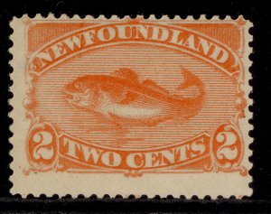 CANADA - Newfoundland QV SG51, 2c orange-vermilion, M MINT. Cat £27.