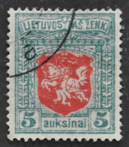 DYNAMITE Stamps: Lithuania Scott #60 – USED