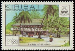 Kiribati #352-355, Complete Set(4), 1980, Stamp Show, Never Hinged