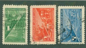 Cuba 337-39 USED BIN $1.05
