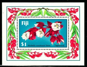 ES-1491 FIJI 1987 TAGIMOUCIA FLOWER SCOTT 570 S/S MNH $5.00