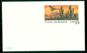 #UX127 America the Beautiful Postal Card - Mint