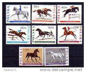 Poland - Mi. 1740-47 (Horses) - MNH - M3206