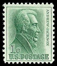 PCBstamps   US #1209 1c Andrew Jackson, MNH, (12)