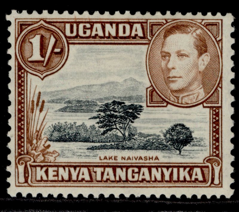 KENYA UGANDA TANGANYIKA GVI SG145, 1s black & yellowish-brown, M MINT. Cat £38.