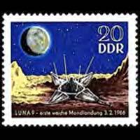 DDR 1966 - Scott# 819 Moon Landing Set of 1 NH