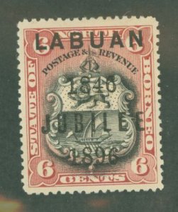 Labuan #70 Unused Single