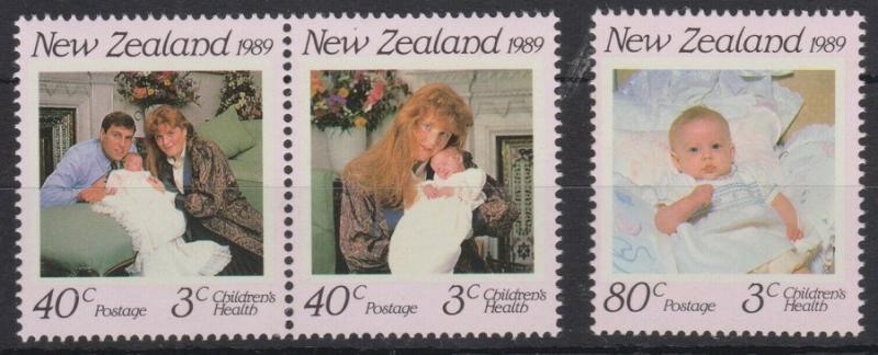 1989 New Zealand 1081-1083 Prins Andrev