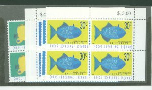 Cocos (Keeling) Islands #305/313  Multiple