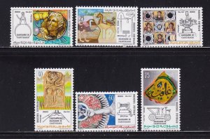 Tunisia stamps #600 - 605, MNH, complete set