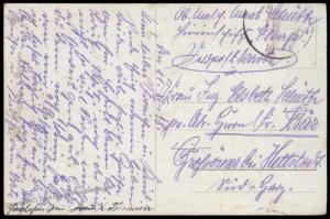 Germany Nov 11 1918 WWI Navy SMS Elsass MSP Feldpost Cover Marineschiffspo 82994