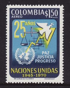 Colombia #C531 F-VF Mint NH ** United Nations