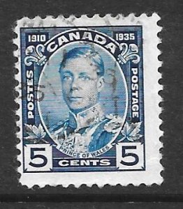 Canada 214: 5c King Edward VIII when Prince of Wales, used, F