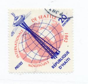 Haiti 1962 Scott 497 used - 20c Seattle, International expo