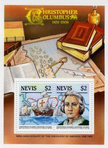 Nevis 1986 Christopher Columbus s/s Perforated mnh.vf