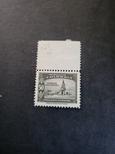 Stamps Columbia Scott #523 never hinged