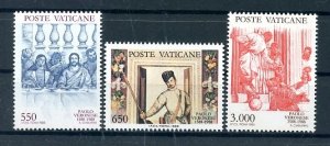 Vatican 1988 MNH Stamps Scott 816-818 Paintings of Paolo Veronese