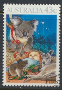 Australia SG 1273  SC# 1195 Used  - Christmas  1990  see scan 