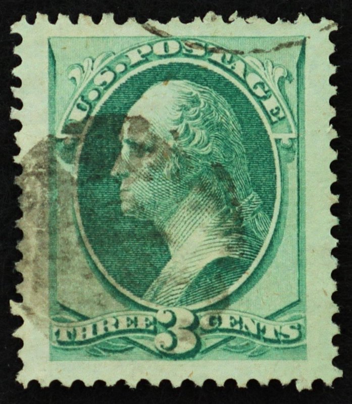 U.S. Used Stamp Scott #147 3c Washington, VF - XF Jumbo. Massive!