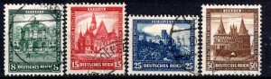 Germany Reich Scott # B38 - B41, used