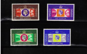 St. Lucia Scott 414-417 MNH