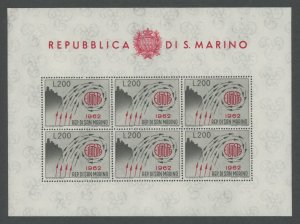 San Marino #539V Mint (NH) Souvenir Sheet